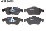SKF Vertevo Piduriklotsi komplekt,  ketaspidur VKBP 80015
