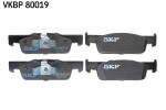 SKF Piduriklotsi komplekt,  ketaspidur VKBP 80019