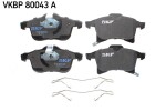 SKF Vertevo Piduriklotsi komplekt,  ketaspidur VKBP 80043 A