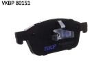 SKF Vertevo Piduriklotsi komplekt,  ketaspidur VKBP 80151