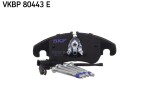 SKF Piduriklotsi komplekt,  ketaspidur VKBP 80443 E