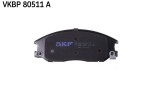 SKF Piduriklotsi komplekt,  ketaspidur VKBP 80511 A