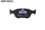 SKF Vertevo Piduriklotsi komplekt,  ketaspidur VKBP 80512