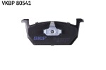 SKF Vertevo Piduriklotsi komplekt,  ketaspidur VKBP 80541