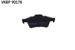 SKF Piduriklotsi komplekt,  ketaspidur VKBP 90178