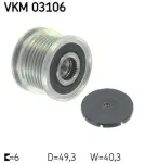 SKF Generaatori sidur (vabakäik) VKM 03106