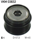 SKF Generaatori sidur (vabakäik) VKM 03832