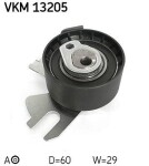 SKF Vertevo Pingutusrull,  Hammasrihm VKM 13205