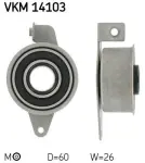 SKF Pingutusrull,  Hammasrihm VKM 14103