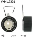 SKF Pingutusrull,  Hammasrihm VKM 17301
