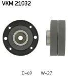 SKF Seade-/juhtrull,  hammasrihm VKM 21032