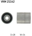 SKF Seade-/juhtrull,  hammasrihm VKM 21142