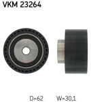 SKF Seade-/juhtrull,  hammasrihm VKM 23264