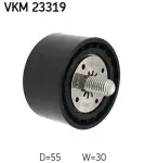 SKF Seade-/juhtrull,  hammasrihm VKM 23319