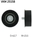 SKF Seade-/juhtrull,  hammasrihm VKM 25158