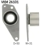 SKF Seade-/juhtrull,  hammasrihm VKM 26101
