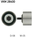 SKF Seade-/juhtrull,  hammasrihm VKM 28400