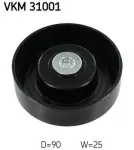 SKF  Seade-/juhtrull,soonrihm VKM 31001