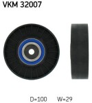 SKF Seade-/juhtrull,  soonrihm VKM 32007