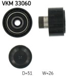 SKF Seade-/juhtrull,  soonrihm VKM 33060