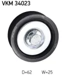 SKF Seade-/juhtrull,  soonrihm VKM 34023