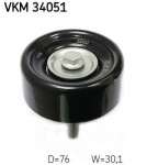 SKF Seade-/juhtrull,  soonrihm VKM 34051