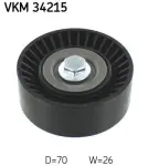 SKF Seade-/juhtrull,  soonrihm VKM 34215