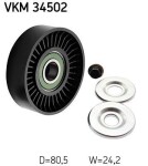 SKF Vertevo Seade-/juhtrull,  soonrihm VKM 34502