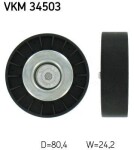 SKF Vertevo Seade-/juhtrull,  soonrihm VKM 34503