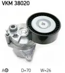 SKF  Pingutusrull,soonrihm VKM 38020
