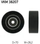 SKF Seade-/juhtrull, soonrihm VKM 38207