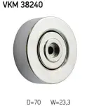 SKF Seade-/juhtrull,  soonrihm VKM 38240