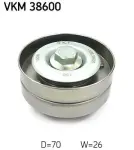 SKF Seade-/juhtrull,  soonrihm VKM 38600