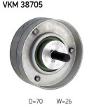 SKF Seade-/juhtrull, soonrihm VKM 38705