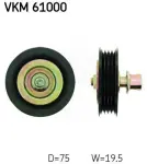 SKF  Seade-/juhtrull,soonrihm VKM 61000