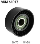 SKF Seade-/juhtrull,  soonrihm VKM 61017