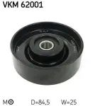SKF Rihmapinguti,  soonrihm VKM 62001