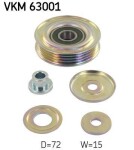 SKF Seade-/juhtrull,  soonrihm VKM 63001