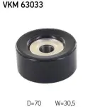 SKF  Паразитный / ведущий ролик, поликлиновой ремень VKM 63033