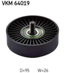 SKF Seade-/juhtrull,  soonrihm VKM 64019