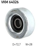 SKF  Seade-/juhtrull,soonrihm VKM 64026