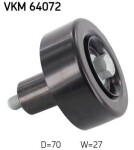 SKF Seade-/juhtrull,  soonrihm VKM 64072
