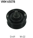 SKF  Seade-/juhtrull,soonrihm VKM 65078