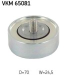 SKF Seade-/juhtrull,  soonrihm VKM 65081