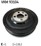 SKF  Rihmaratas,väntvõll VKM 93104