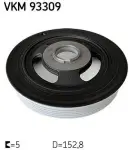 SKF Väntvõlli rihmaratas VKM 93309