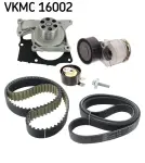 SKF Veepump + hammas-/soonrihmakomplekt MASTERKIT VKMC 16002