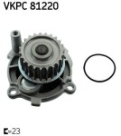 SKF Veepump,  mootori jahutus Aquamax VKPC 81220