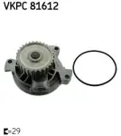 SKF  Veepump, mootori jahutus VKPC 81612