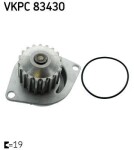 SKF Veepump,  mootori jahutus Aquamax VKPC 83430
